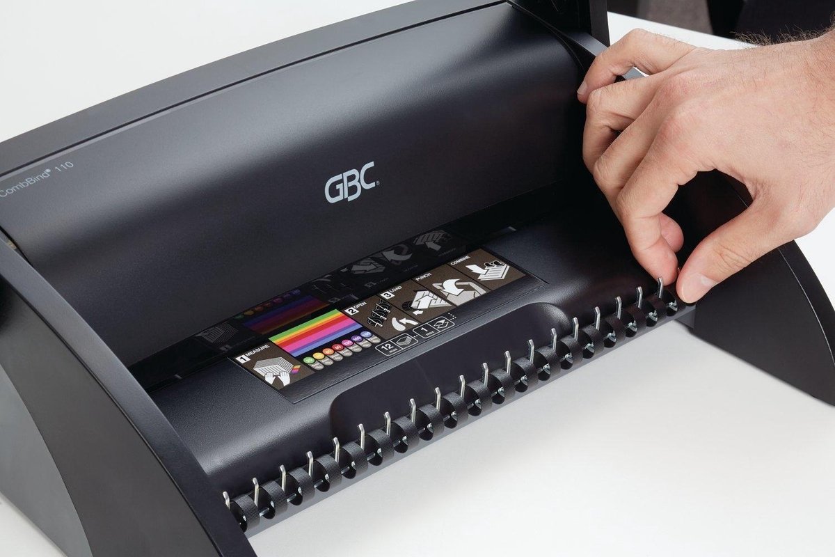 GBC Combbind 110 Pons Inbindmachine voor A3 en A4 Formaten thumbnail 6