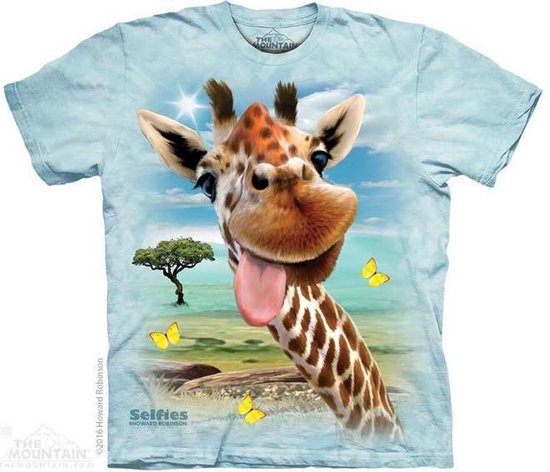 KIDS T-shirt Giraffe Selfie S | bol.com