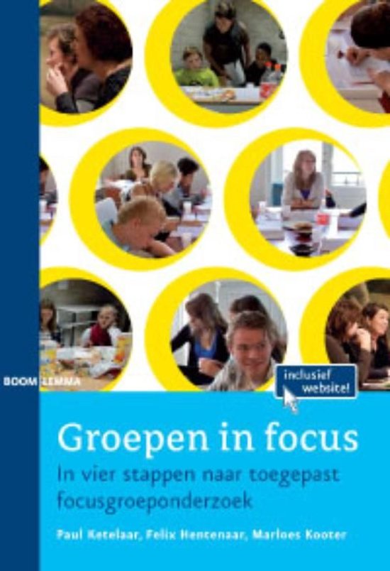 Cover van het boek 'Groepen in focus' van P. Ketelaar