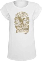 Urban Classics Black Sabbath Dames Tshirt -L- Black Sabbath LOTW Wit