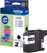 Brother LC221BK - Inktcartridge / Zwart