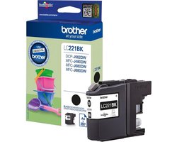 Brother LC221BK - Inktcartridge / Zwart