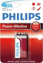 Philips 6LR61P1B - 9V E batterij - 1 stuk