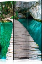 Kamerscherm - Scheidingswand - Vouwscherm - Emerald Lake [Room Dividers] 135x172 - Artgeist Vouwscherm