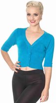 Dancing Days Cardigan -2XL- OVERLOAD Blauw