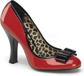 Smitten-01 red/black patent - (EU 40 = US 10) - Pin Up Couture