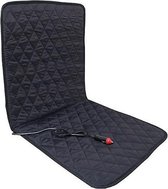 Automax Autozitkussen - autostoelbeschermer - met verwarming 12V - zwart