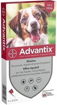 ADVANTIX 4 antiparasitaire pipetten - Voor middelgrote honden van 10 tot 25 kg