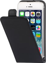 Qtrek iPhone 5 / 5S / 5SE Flip Case Black
