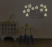 Chispum Muursticker - "Magic is something you make"