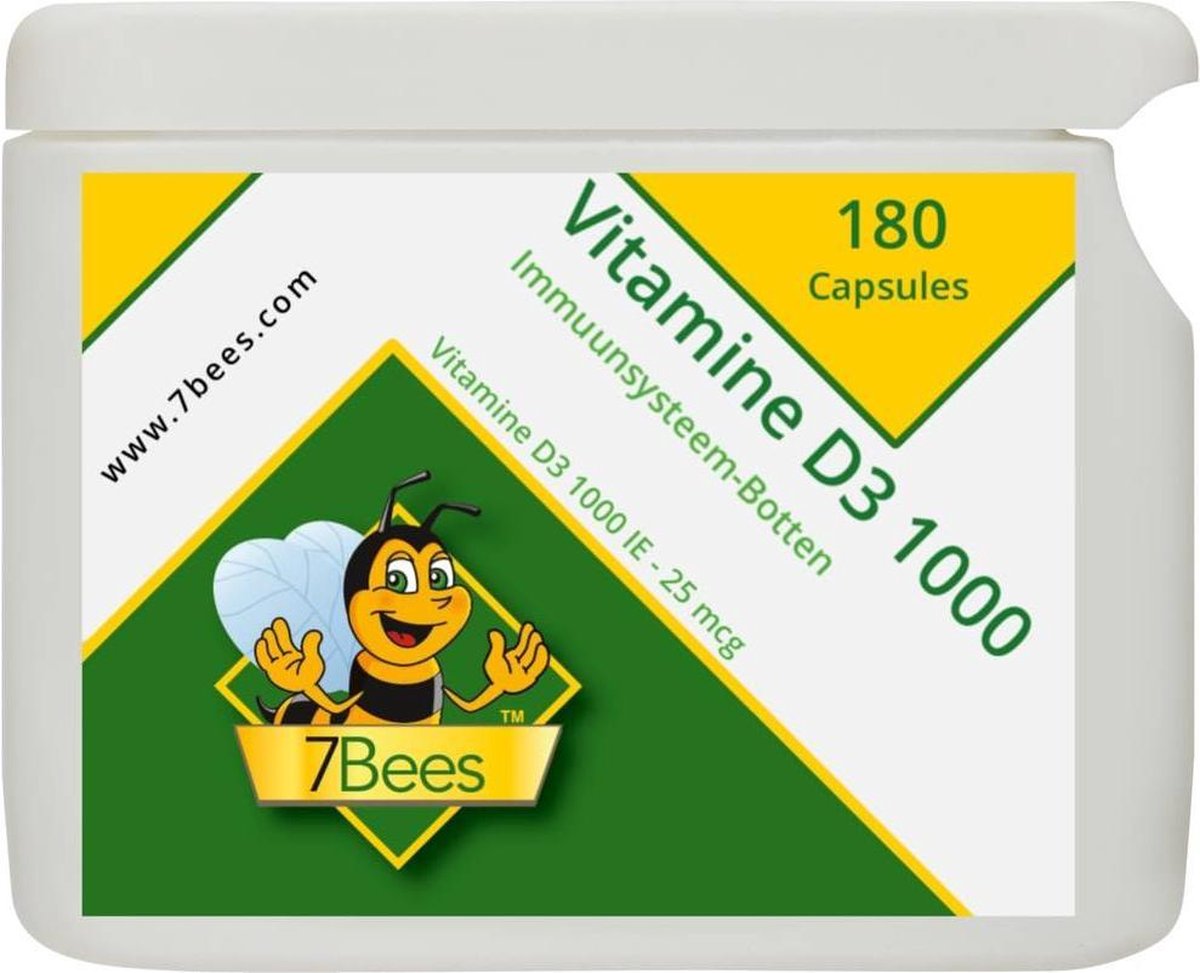 Goedkoopste Vitamine D3 1000IE 180 caps