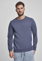 Urban Classics Sweater/trui -L- Basic Terry Crew Blauw