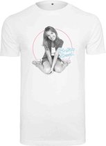 Urban Classics Dames Tshirt -M- Britney Spears Wit