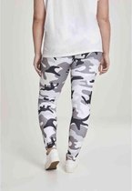 Urban Classics Legging -S- Camo Tech Mesh Camouflage Grijs/Wit