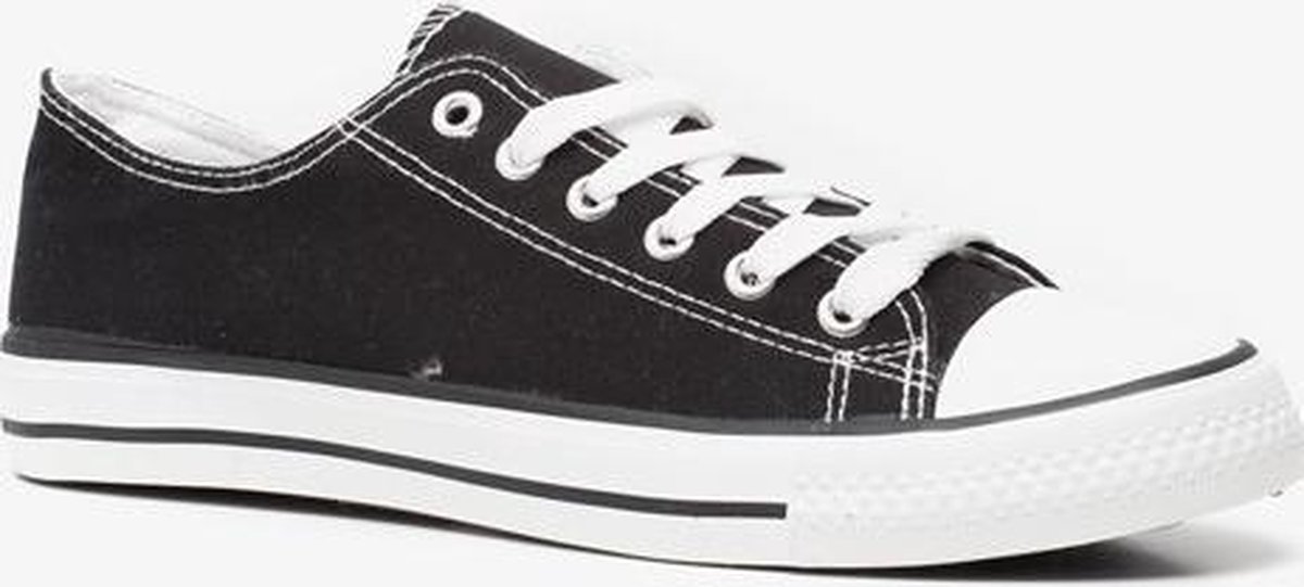 Hoge Canvas Sneakers Dames Zwart | Goedkoop \u0026 Sale | Kledingkopen.nl