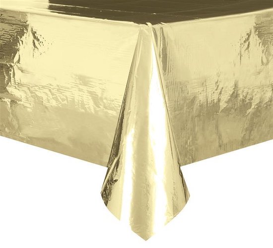 Tafelkleed goud 137x274 cm - Haza