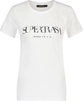 Supertrash - T-Shirt - T Shirt Dames - Wit - Maat XL