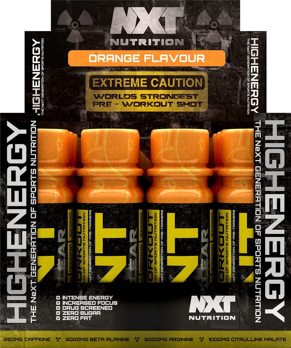 NXT TNT Nuclear Pre Workout Shots Box (12 x 60 ML)