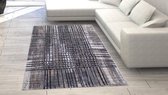 Flycarpets Modern Vloerkleed Bruin / Beige / Grijs - Tegula - Geblokt - 200x290 cm