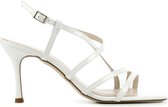 Lina Locchi Vrouwen Leren    Sandalen / Damesschoenen Giana lak - Wit - Maat 41