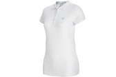 4F Women's T-shirt Polo NOSH4-TSD007-10S, Vrouwen, Wit, T-shirt, maat: S EU