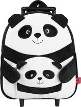 Trolley Backpack Paul Panda 10 Liter Zwart/wit