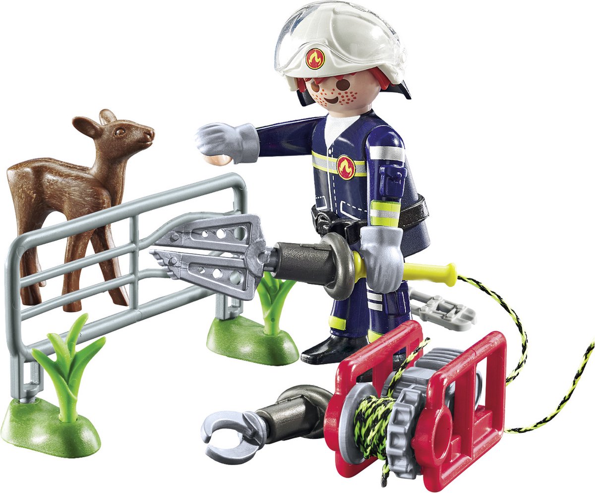 PLAYMOBIL Action Heroes Dierenbescherming brandweer - 71467 — afbeelding 3