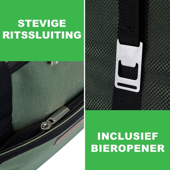 Sac isotherme Packaway à 4 couches - Sac à lunch 40 litres - Vert