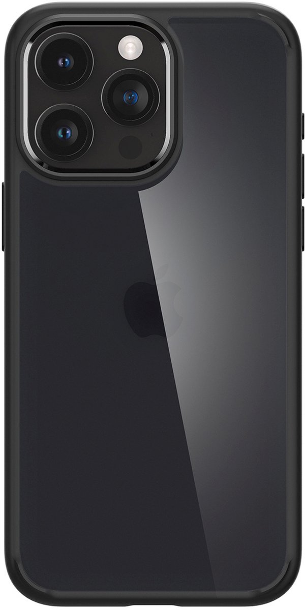Spigen Ultra Hybrid hoesje geschikt voor iPhone 15 Pro - Zwart