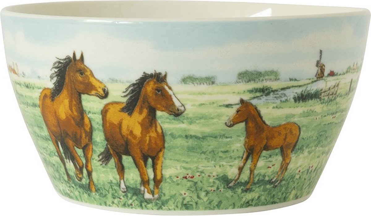 Wiebe van der Zee Kom 13 cm Paard