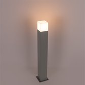 QAZQA denmark - Moderne Staande Buitenlamp | Staande Lamp voor buiten - 1 lichts - H 70 cm - Grijs - Buitenverlichting