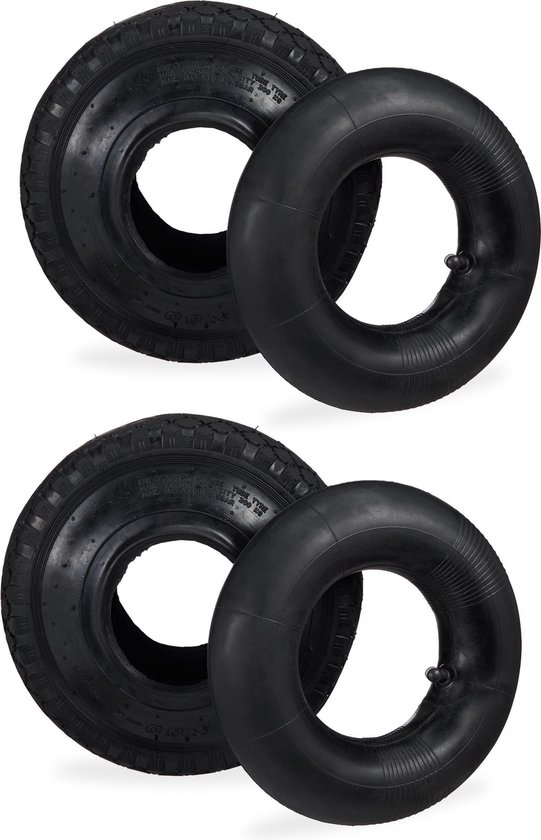 WURKO 086012 Camera D'Aria Per Ruota Di Carriola - Dimensioni 260x85 Mm (3.5-4) - Trolley E Carrelli