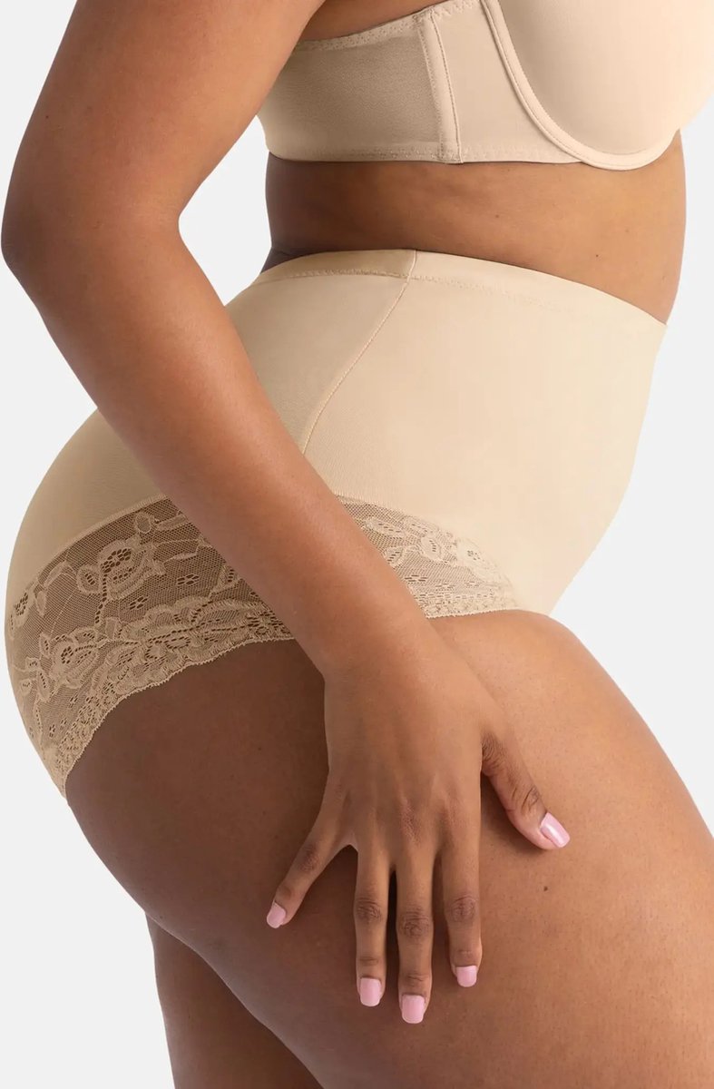 Dorina Corrigerende slip - Brigitte - Medium Control - M - beige