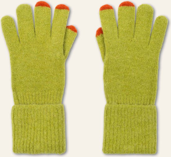 Ada knitted gloves 75 Spinach Green Green: OS