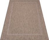 SHOP YOLO-Vloerkleden-Wasbaar vloerkleed voor weerbestendig- balkon tapijt-waterdicht-60 x 100 cm-Bruin