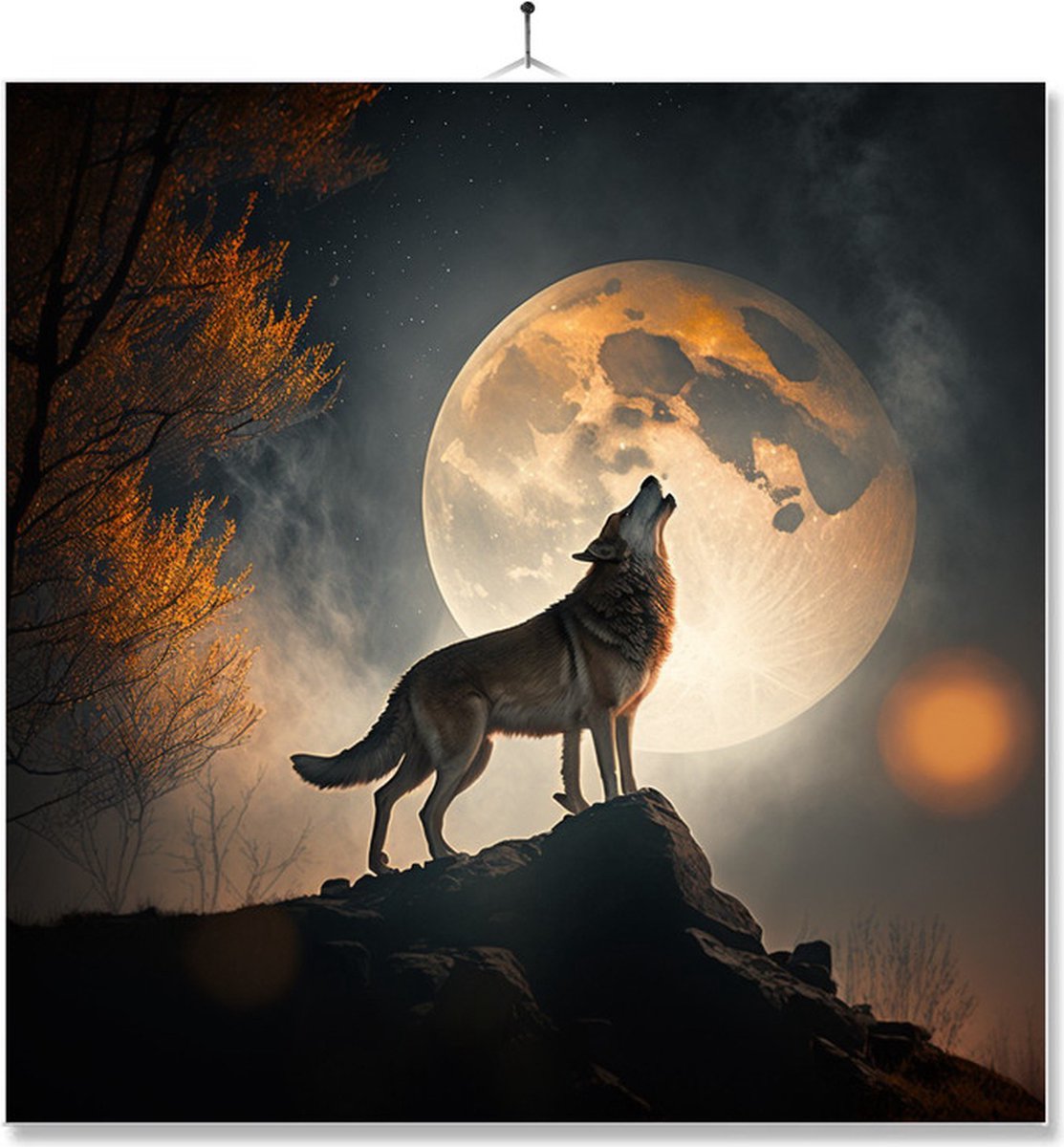 Tegel Met Opdruk | Wolf