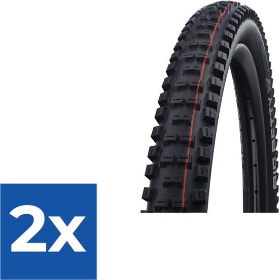 Vouwband Schwalbe Big Betty Super Gravity Addix Soft 27.5 x 2.40 / 62-584 mm - zwart - Voordeelverpakking 2 stuks