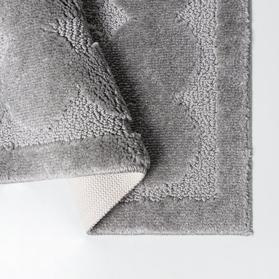 Homaxy Microvezel Badkamertapijt, Antislip, Wasbaar, Zachte Badmat, Waterabsorberende Badmat Voor Badkamer, 60 x 120 cm, Wit