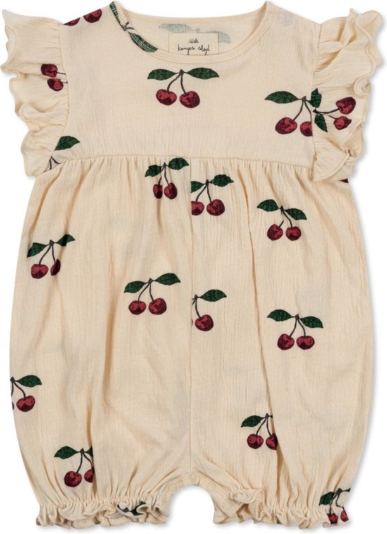 Foto: Konges slojd chleo romper met ruches met cherry print