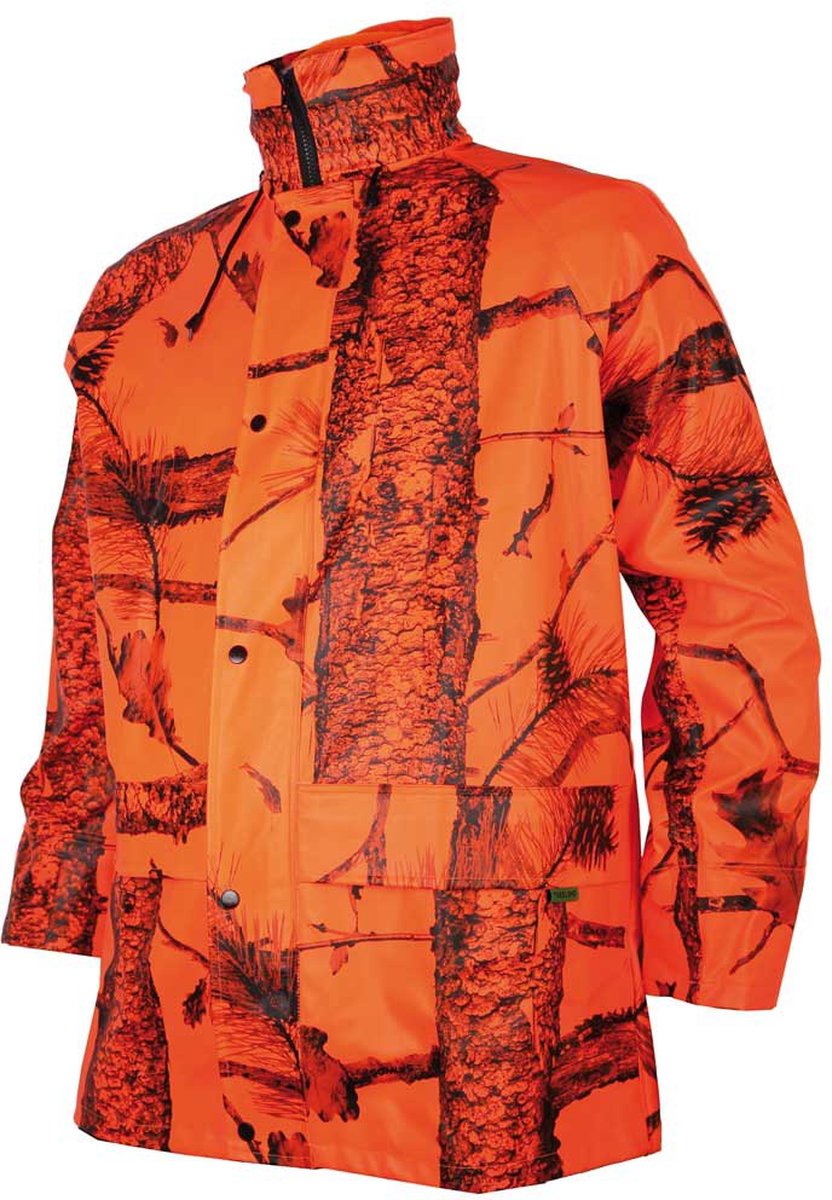 Somlys Rain Jas Man Oranje