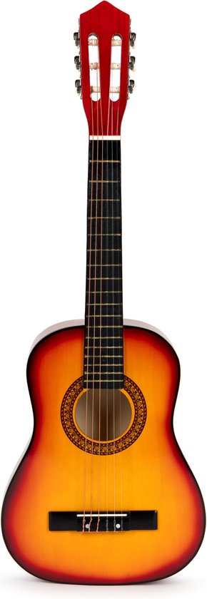 Kindergitaar – akoestisch – 76x28x7,5 cm – oranje