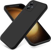 Siliconen Hoesje Geschikt voor Motorola Moto G54 | Flexibel | Dun | Zacht | Back Cover Zwart