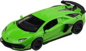 Lamborghini Aventador SVJ (Groen) (10 cm) 1/43 Absolute Motors Supercars {Modelauto - Schaalmodel - Miniatuurauto - Speelgoed}
