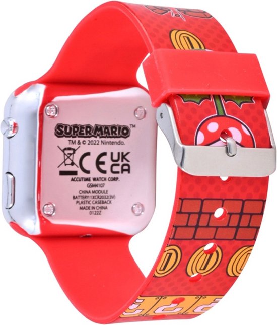 Disney 5-DIS031 Super Mario Kinderhorloge met LED Display voor datum en ...