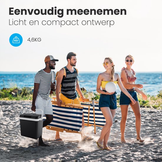 thumbnail: COCCINK Elektrische Reis Koeltas 7,5 Liter - 12V Auto Koelkast Voor Kamperen & Werk | 2 Standen (Koelen/Verwarmen)