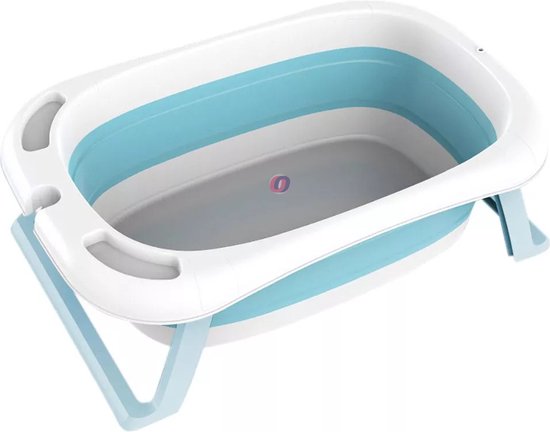 Baby bad Met Net Opvouwbaar - Inklapbaar Babybadje - Anti Slip - Blauw van A3 Baby & Kids — afbeelding 5
