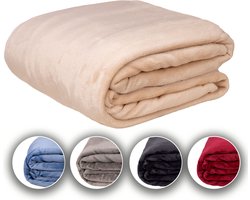 Komfortec Dikke Fleece Deken - Met kasjmier gevoel - Plaid - 450 GSM - Fleece Plaid - Sherpa Fleece Dekens - Fleece Deken 240x220 cm – Super Zacht – Beige Komfortec Dikke Fleece Deken - Met kasjmier gevoel - Plaid - 450 GSM - Fleece Plaid - Sherpa Fleece Dekens - Fleece Deken 240x220 cm – Super Zacht – Beige