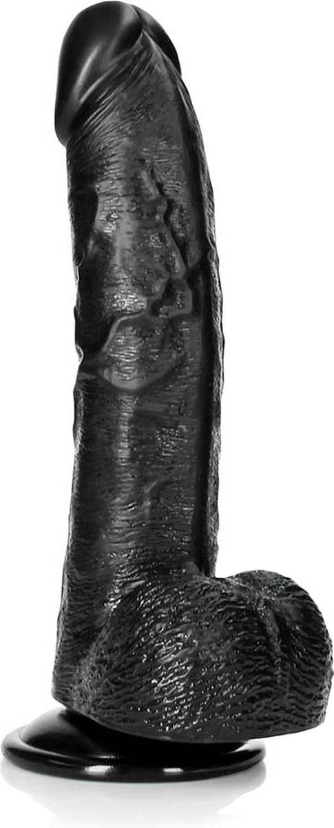 Goedkoopste Curved Realistic Dildo with Balls and Suction Cup - 8 / 20,5 cm