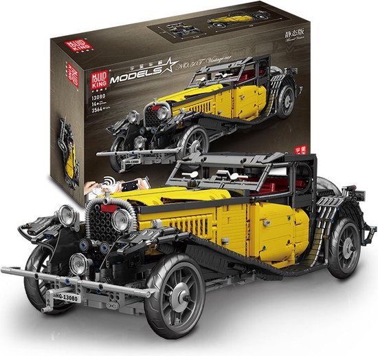 Mould King 13080 - Bugatti T50 - 3546 onderdelen - Compatible met de bekende merken - Bouwdoos