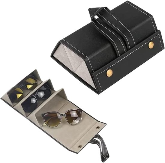 Brillenkoker voor meerdere brillen, reis-brillenbox, zonnebril,  brillenorganizer voor